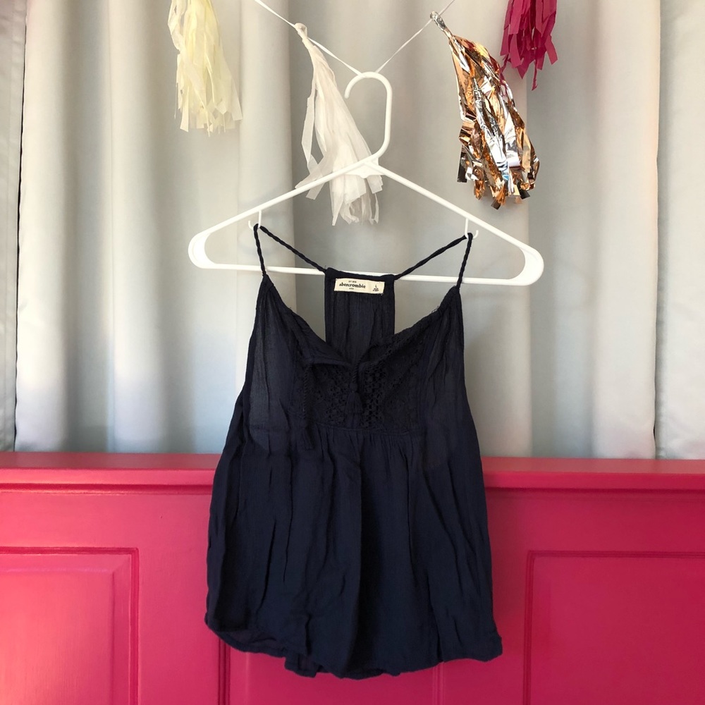 Abercrombie Kids Navy Tank Top